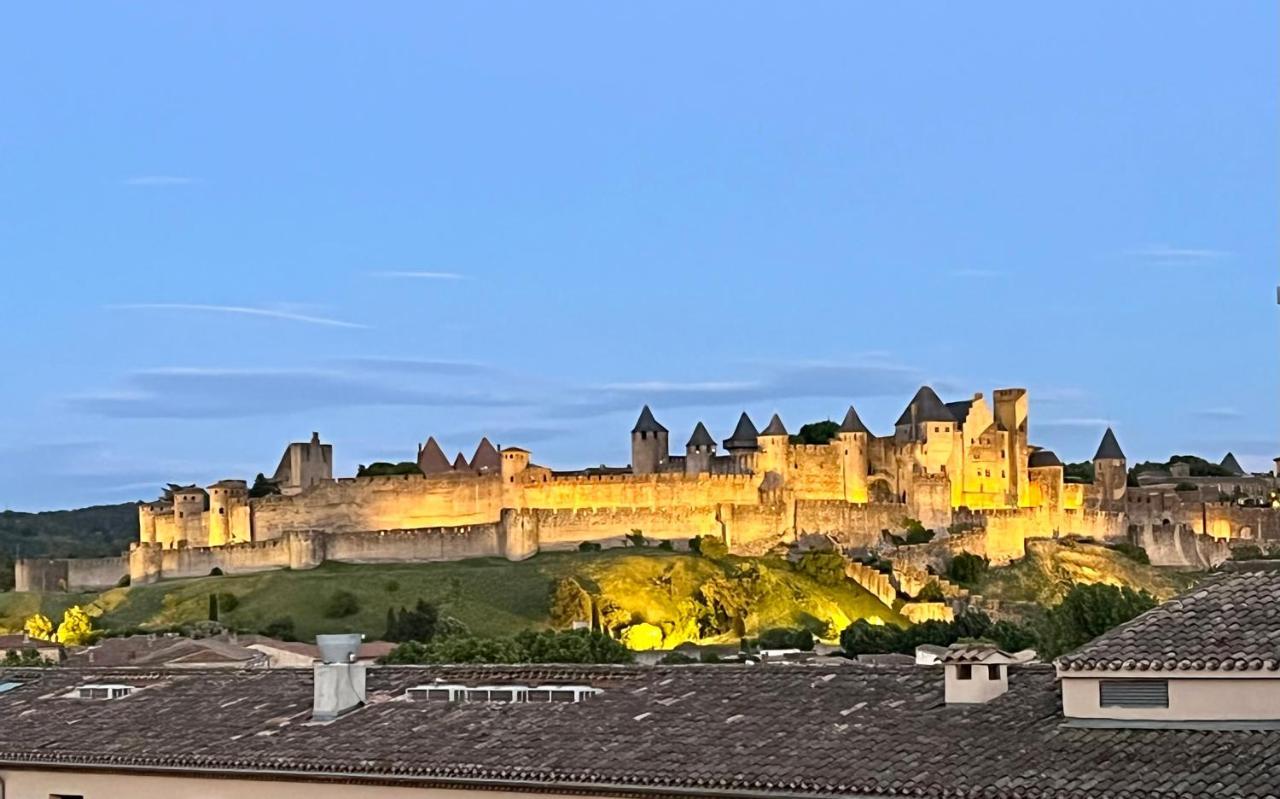 Appartement L'Oliveraie - La Cite Plein Les Yeux Carcassonne Exterior foto