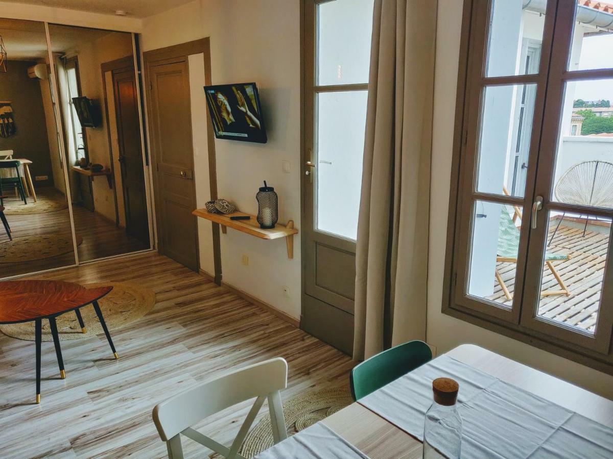 Appartement L'Oliveraie - La Cite Plein Les Yeux Carcassonne Exterior foto