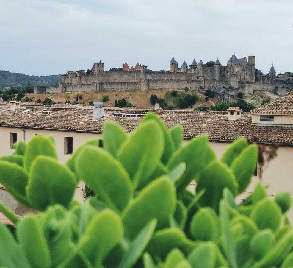 Appartement L'Oliveraie - La Cite Plein Les Yeux Carcassonne Exterior foto